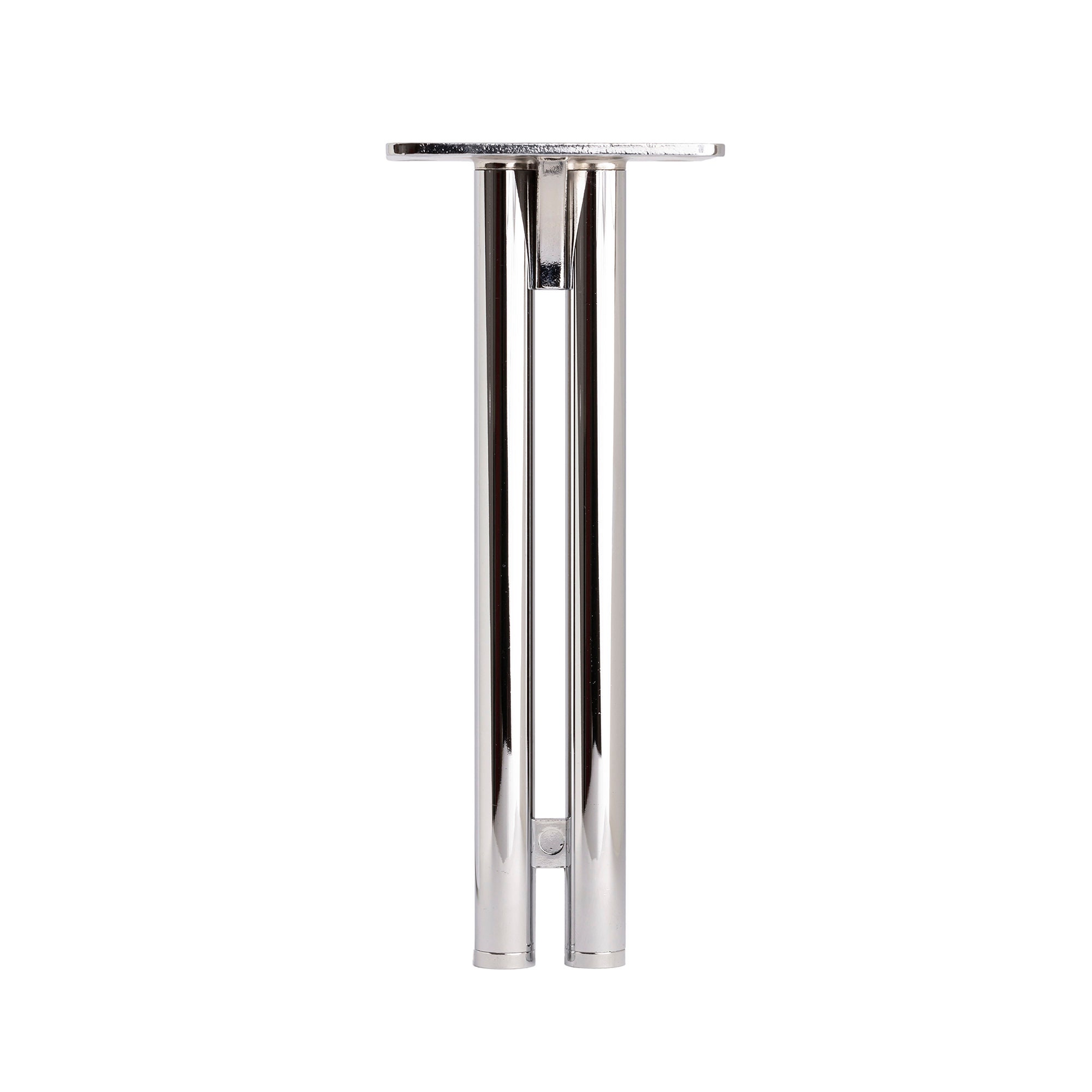 4pcs Metal Furniture Legs 8 inches, Chrome Furniture Cabinet Leg, 20cm Metal Cabinet Sofa Couch Metal Leg, Modern Replacement DIY Metal Leg
