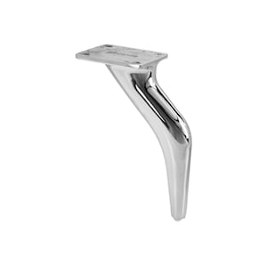 4 stuks 6,7 inch chromen meubelpoten, antiek messing metalen meubelpoten, bankkast dressoirpoot, metalen thuis DIY-projecten voor nachtkastje