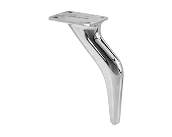 4pcs 6.7 inch Chrome Furniture Legs, Antique Brass Metal Furniture Feet, Sofa Cabinet Dresser Leg, Metal Home DIY Projects for Nightstand