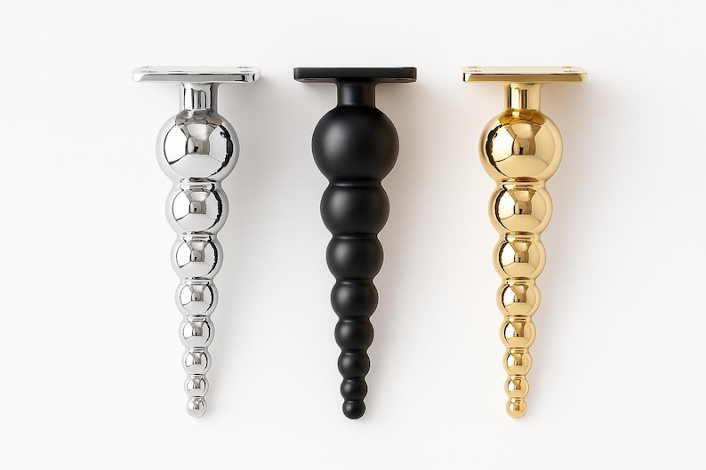 4pcs 8 inch Black Furniture Leg, Metal Furniture Leg for Sofa Couch, 21 cm Gold Cabinet Cupboard Furniture Leg, Brass Furniture Feet image 9
