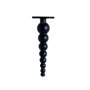 4pcs 8 inch Black Furniture Leg, Metal Furniture Leg for Sofa Couch, 21 cm Gold Cabinet Cupboard Furniture Leg, Brass Furniture Feet image 2