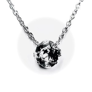 Beautiful!  Elegant!  Trendy!  Swarovski Crystal on a Silver Setting, Simple & Classic