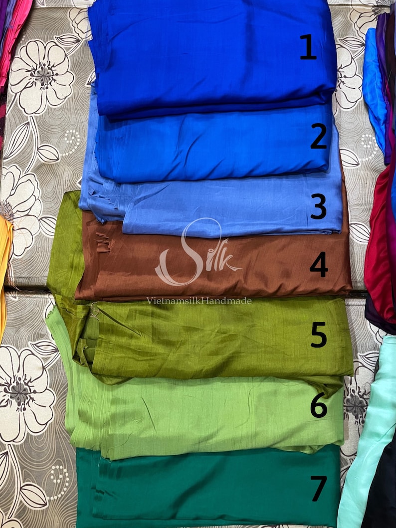 100 MULBERRY SILK Fabric by the Yard Purple Silk Habutai Etsy