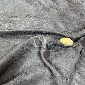 HIGH-GRADE - Tissu 100% Mulberry Silk par yard - Soie grise - Soie de luxe - Soie naturelle - Soie biologique - Soie artisanale