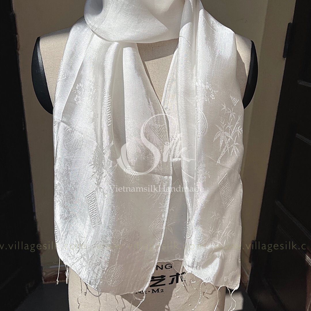 Costume National Red 100% Silk Branded Gray Scarf