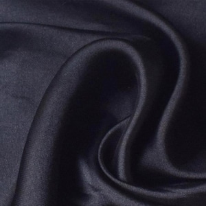 PURE MULBERRY SILK fabric by the yard - Luxury Silk - Black Silk - Natural silk - Handmade in VietNam - Black satin silk