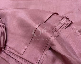 100% MULBERRY SILK fabric by the yard - Amaranth Pink Silk -  Habutai silk -  Natural silk - Hand-dyed Silk - Organic Silk - Handmade Silk