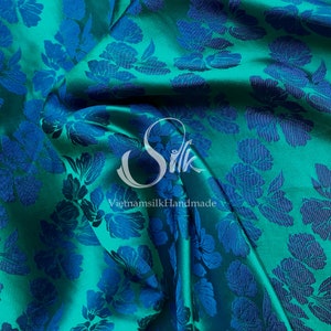 PURE MULBERRY SILK fabric by the yard - Luxury Silk - Natural silk - Handmade in VietNam