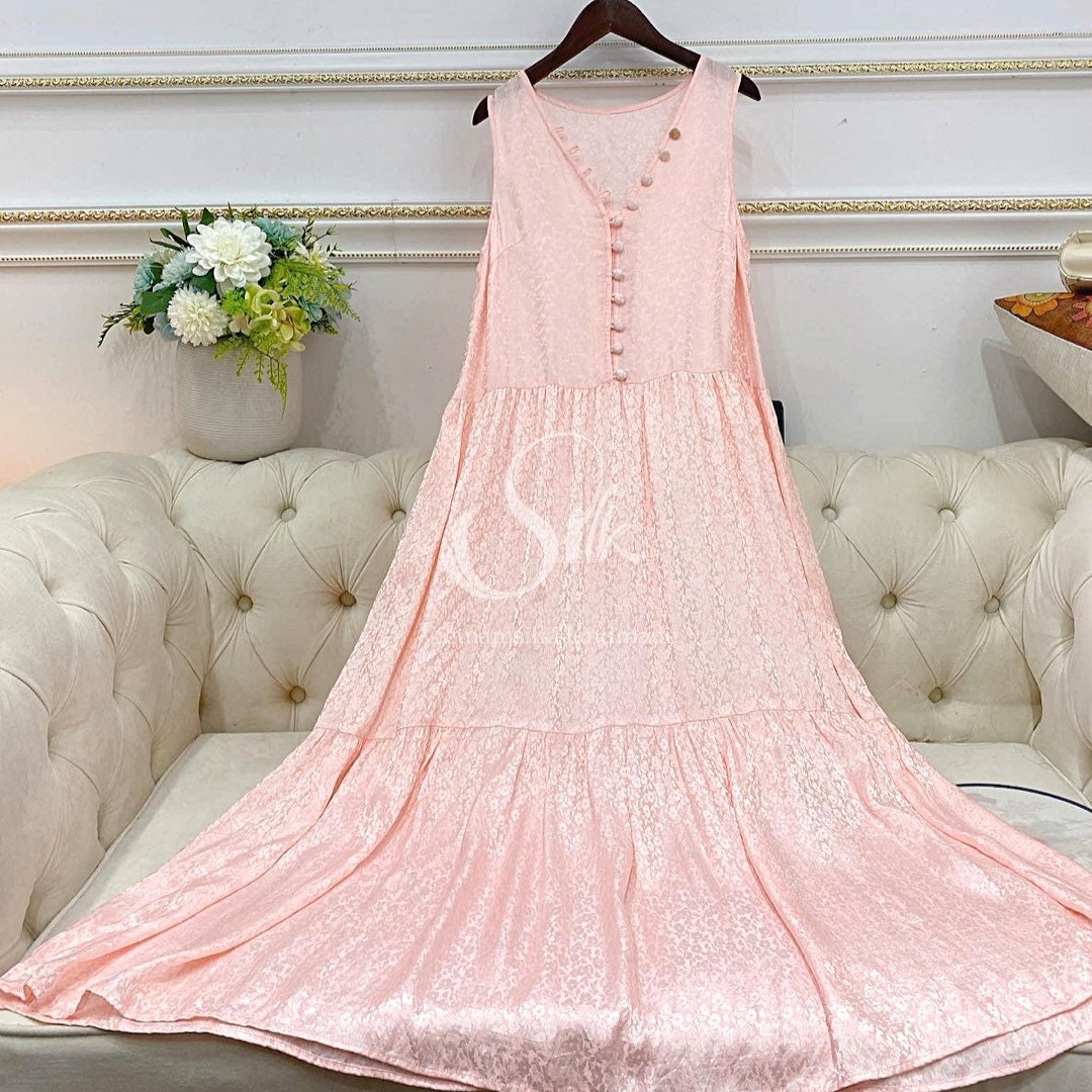 Multi Silk Layer Dress main image 1