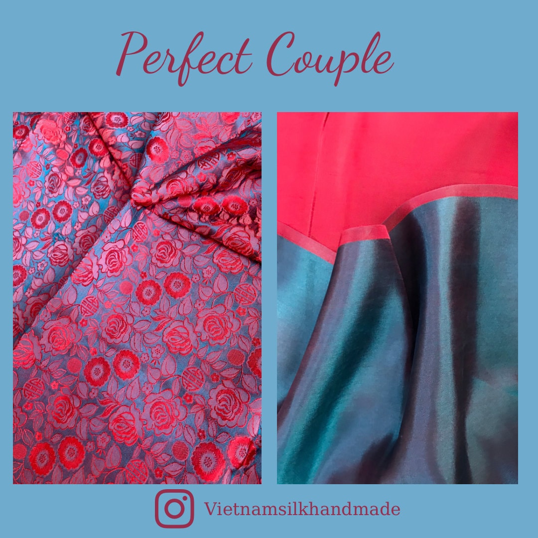 PURE MULBERRY SILK Satin Fabric by the Yard Natural Silk Etsy