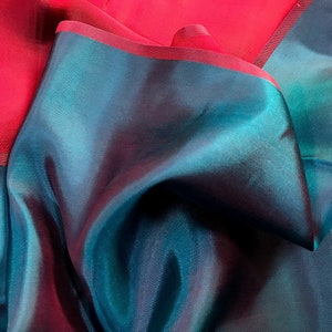 PURE MULBERRY SILK Satin fabric by the yard - Natural silk - Handmade in VietNam