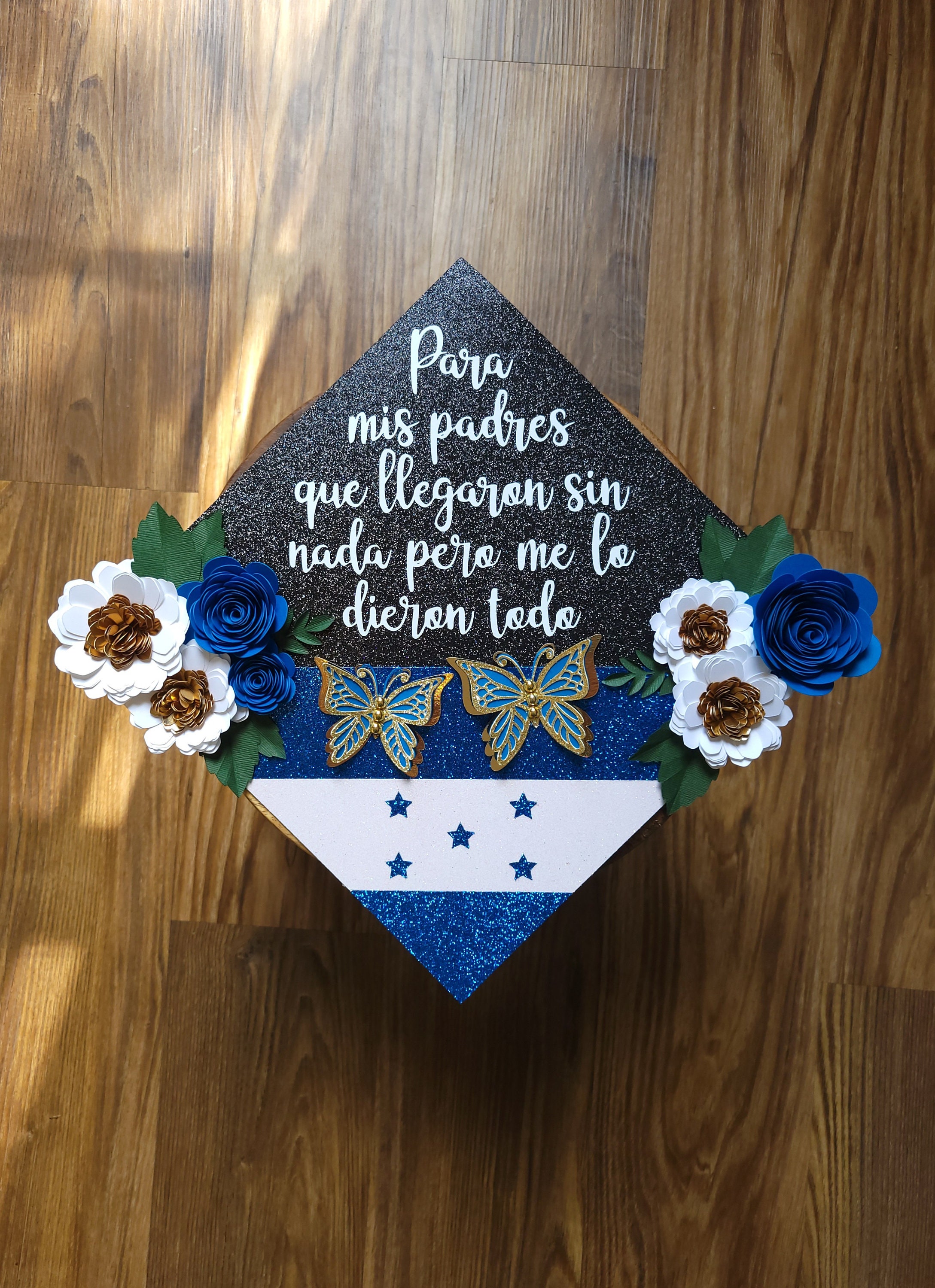 Custom Honduras Honduran Graduation Cap 