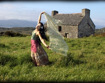 Celebrate Ireland! Handmade blank greeting card "Old Farmhouse, Cork, Ireland" featuring original photography by Beth Trepper