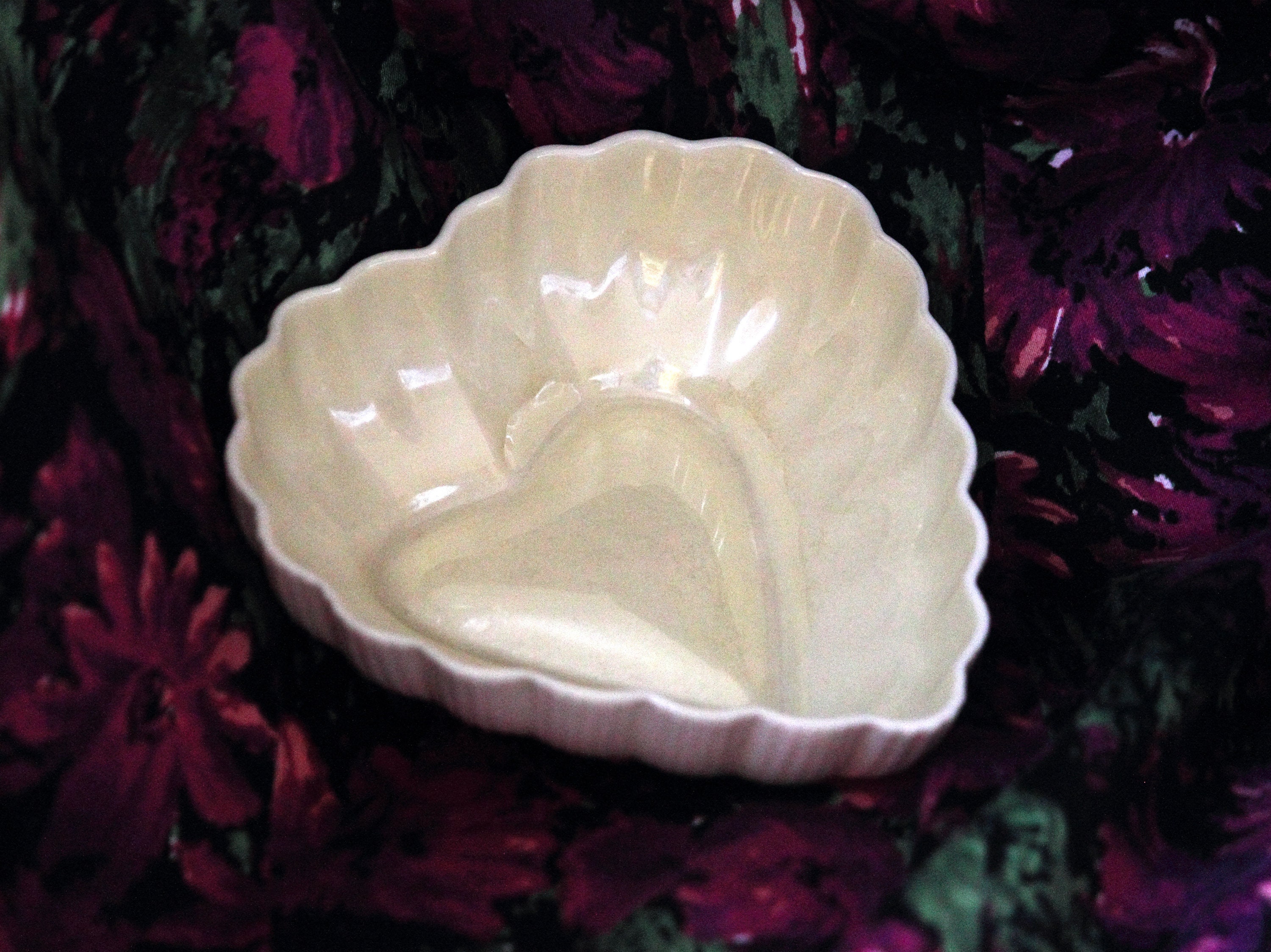 Belleek ベリーク ハートの盛皿 belleek ベリーク ハート型皿/リーフ型皿 4枚セット①〜④