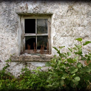 Handmade Blank Greeting Card "The Old Homestead, Galway, Ireland" featuring original photography by Beth Trepper