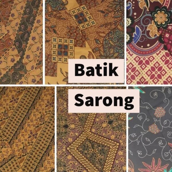 MALAYSIA BATIK SARONG/ Batik/ Pario Add On- free  Buckle for Pario