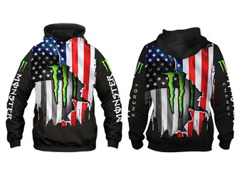 monster energy hoodies