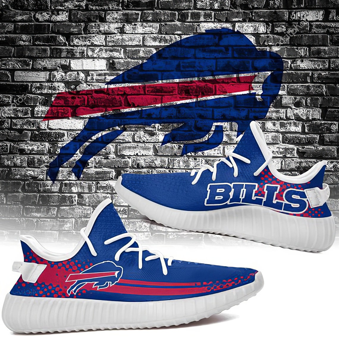 Buffalo Bills Nfl Sport Teams Yeezy Sneakers Yeezy Boost 350 | Etsy