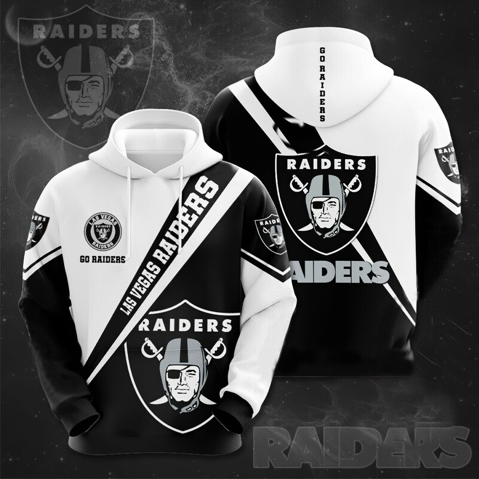 Las Vegas Raiders NFL Unisex Hoodie 3D designRaiders NFL | Etsy