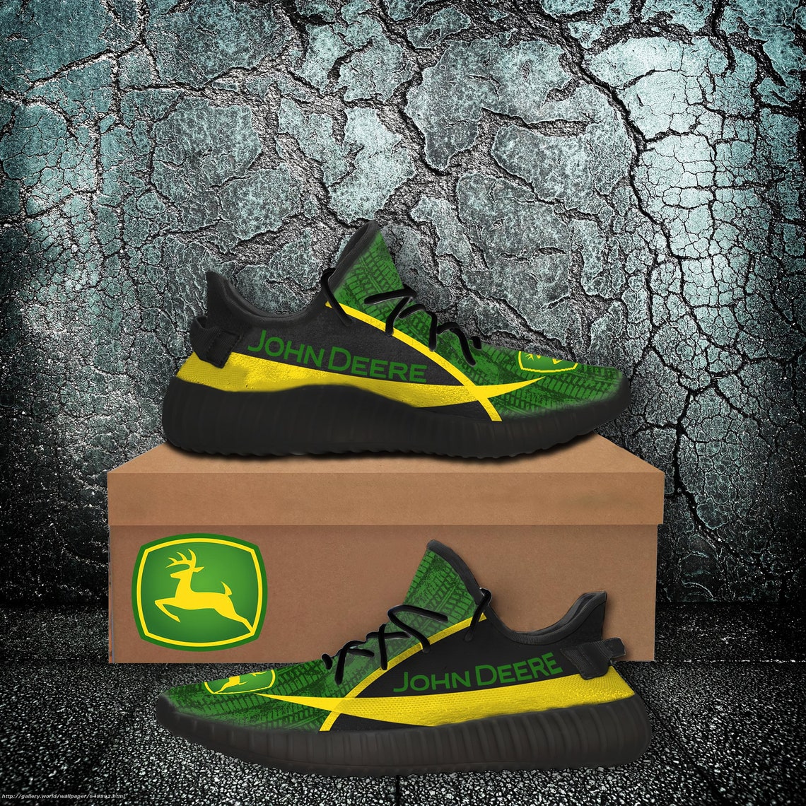 John Deere Custom Yeezy Sneakers 3DJohn Deere Yeezy Boost 350 | Etsy
