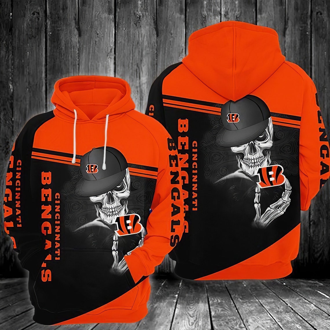 NFL Cincinnati Bengals Unisex Hoodie 3D designCincinnati Etsy