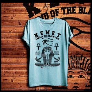 Ancient Egypt Kemetic African Melanated ankh pharoah African Nubian Gods Unapologetically Black Pride and Culture Short Sleeve Men T-Shirt