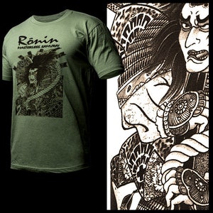 Japanese samurai t-shirt Bushido way of the warrior Japan Edo Era Warrior Class Katana Japanese Steel