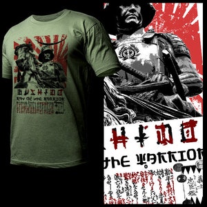 Japanese samurai t-shirt Bushido way of the warrior Japan Edo Era Warrior Class Katana Japanese Steel