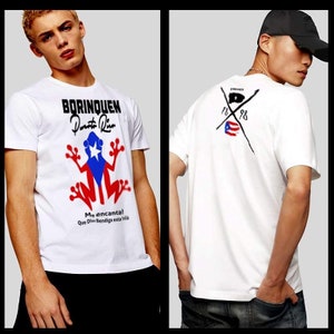Puerto Rico Borinquen T-shirt Puerto Rican Boricua Afro Latino Pride and Culture puerto rico map and flag