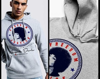Angela Davis your voice quote Hoodie African American Civil Rights Activist Black History pullover sweatshirt