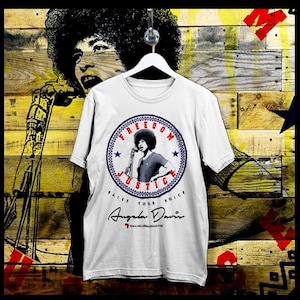 Black History Month Pride culture and Power Angela Davis T-Shirt African American Civil Rights Activist Black History Tee