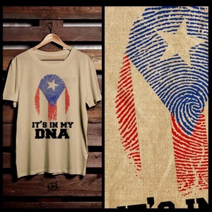 Puerto Rico Flag t-shirt Puerto Rican Boricua DNA Taino Afro Latino afro boricua Pride and Culture puerto rico map and flag
