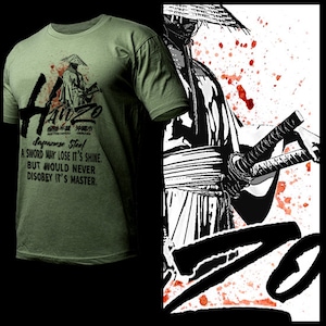 Japanese samurai t-shirt Bushido way of the warrior Japan Edo Era Warrior Class Katana Japanese Steel