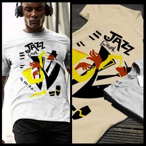 Afroamerikanische Jazz T-Shirt schwarze Musikkultur und Geschichte Tee
