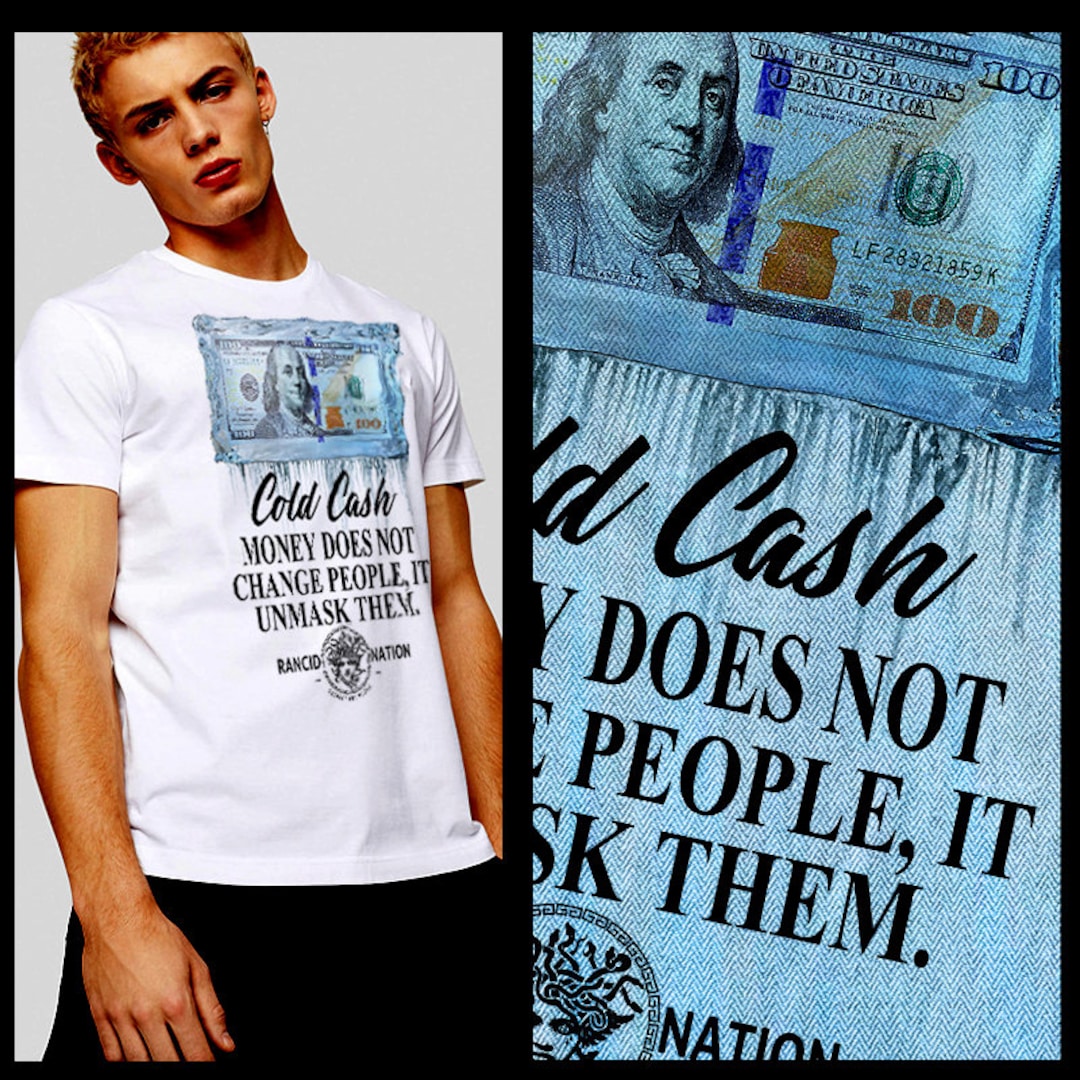 Urban Streetwear Hip Hop Geld Cash T-shirt Underground Rap Trap Musik ...