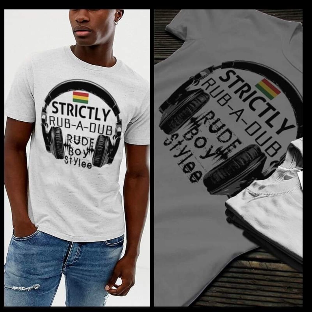Jamaican Rasta Reggae Headphones 80s Rub a Dub Music T-shirt - Etsy