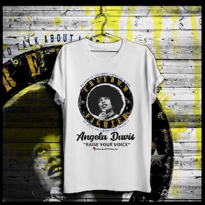 Black History Month Pride culture and Power Angela Davis T-Shirt African American Civil Rights Activist Black History Tee