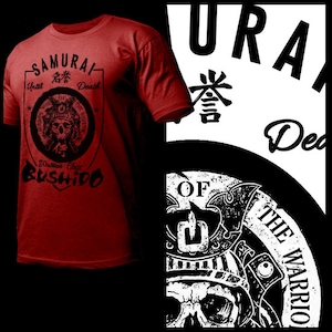 Japanese samurai t-shirt Bushido way of the warrior Japan Edo Era Warrior Class Katana Japanese Steel