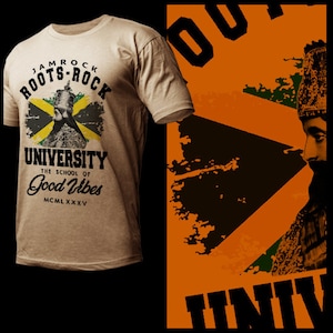 Haile Selassie Jah Rastafari T-Shirt Rastafarian Roots Reggae  Ital Vibration Rootical Dub Music Conqueror Tee