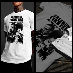 Black History Month Freedom Fight T-Shirt African American Civil Rights Activist Black History Tee