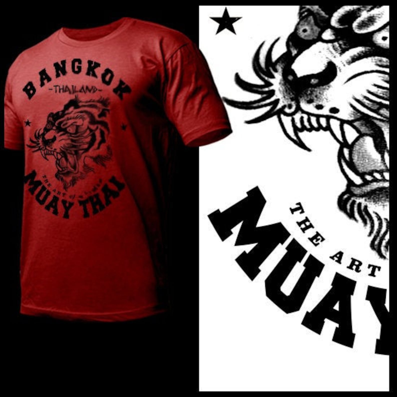 Muay Thai Thailand Sak Yant Fighter Tattoo Thai Boxer Martial - Etsy