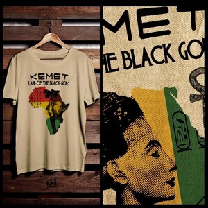 Ancient Egypt Nefertiti Kemet african Melanated ankh African Nubian Gods Unapologetically Black Pride and Culture Short Sleeve Men T-Shirt