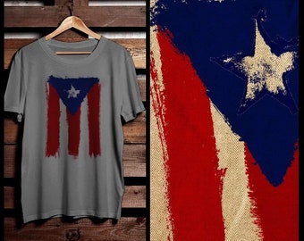 Puerto Rico Flag T-shirt Puerto Rican Boricua Taino Afro Latino afro boricua Pride and Culture puerto rico map and flag