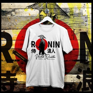 Japanese samurai Ronin t-shirt japan warrior class bushido code kanji land of the rising sun japanese katana Edo era Swordsman