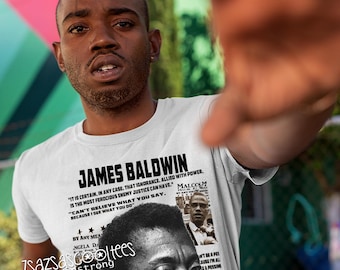 James Baldwin t shirt, Black History Month TShirt, Black Pride James Baldwin Shirt, Black History t shirt, Black History Month James Baldwin