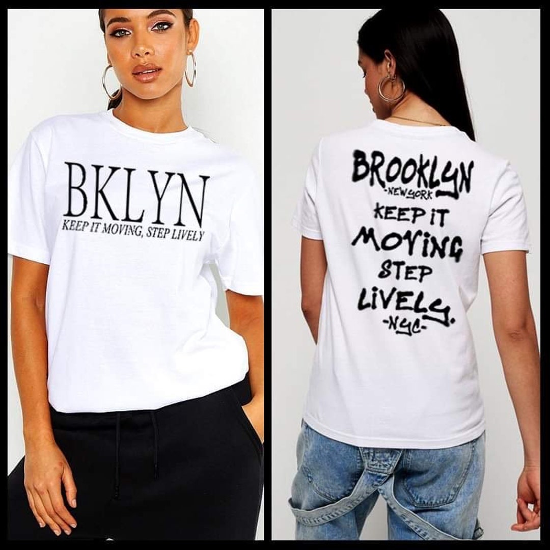 Brooklyn NYC Tshirt Keep It Moving East Flatbush Brooklyn, Crown