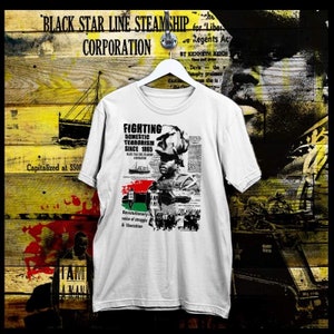 Black History Month Pride and Power Marcus Garvey T-Shirt African American Civil Rights Activist Black History Tee