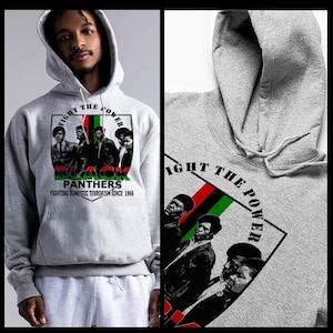 Huey P newton freedom fighters power Hoodie African American Civil Rights Activist Black History pullover sweatshirt