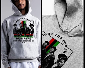 Huey P newton freedom fighters power Hoodie African American Civil Rights Activist Black History pullover sweatshirt