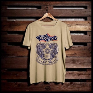 Muay Thai T-Shirt Thailand Sak Yant Tiger Tattoo Thai Boxer Martial Arts Tee